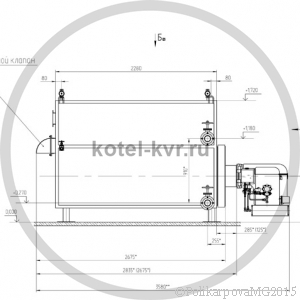 Чертеж котла КВа 0,6