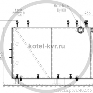 Чертеж котла КВа 0,8