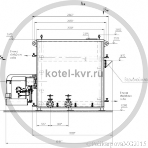 Чертеж котла КВа 1,5