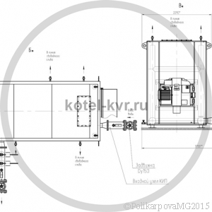 Чертеж котла КВа 3,0