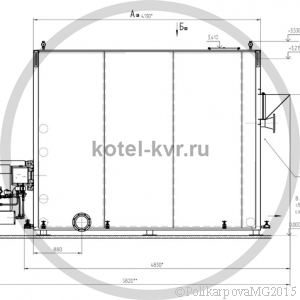 Чертеж котла КВа 4,0