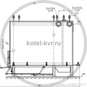 Котел КВм 0,8 Гкал с РПК вид 1