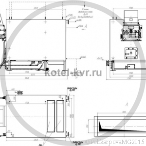 Котел КВм 1,6 Гкал с ЗП РПК