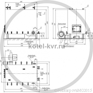 Котел КВр 0,3 Гкал с колосниковой решеткой