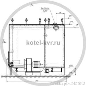 Котел КВр 0,5 Гкал с РВР