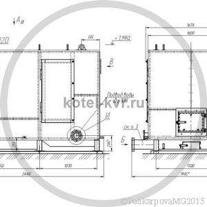 Котел КВр 0,8 Гкал с РВР