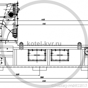 Чертеж топки ТЛП 1,87/3,0