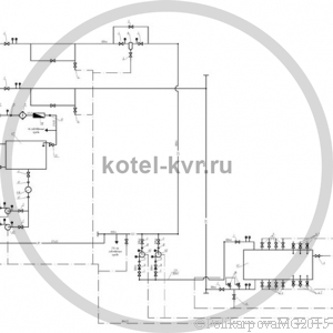Чертеж модульной котельной 1 МВт тепловая схема