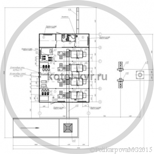 Чертеж модульной котельной 5 МВт расположение оборудования
