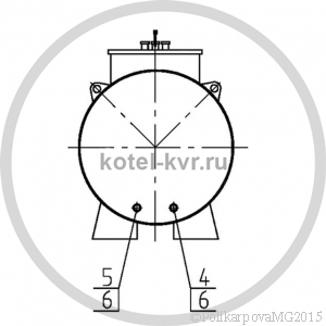 Чертеж резервуара РГС-5