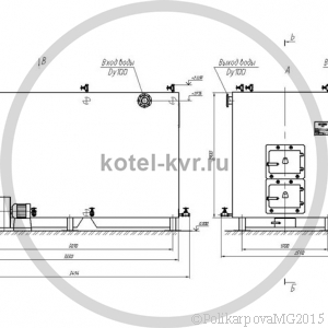 Котлы на дровах - котел 800 кВт